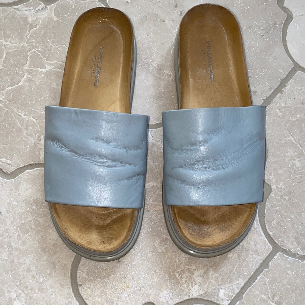 Vagabond Leather Slides